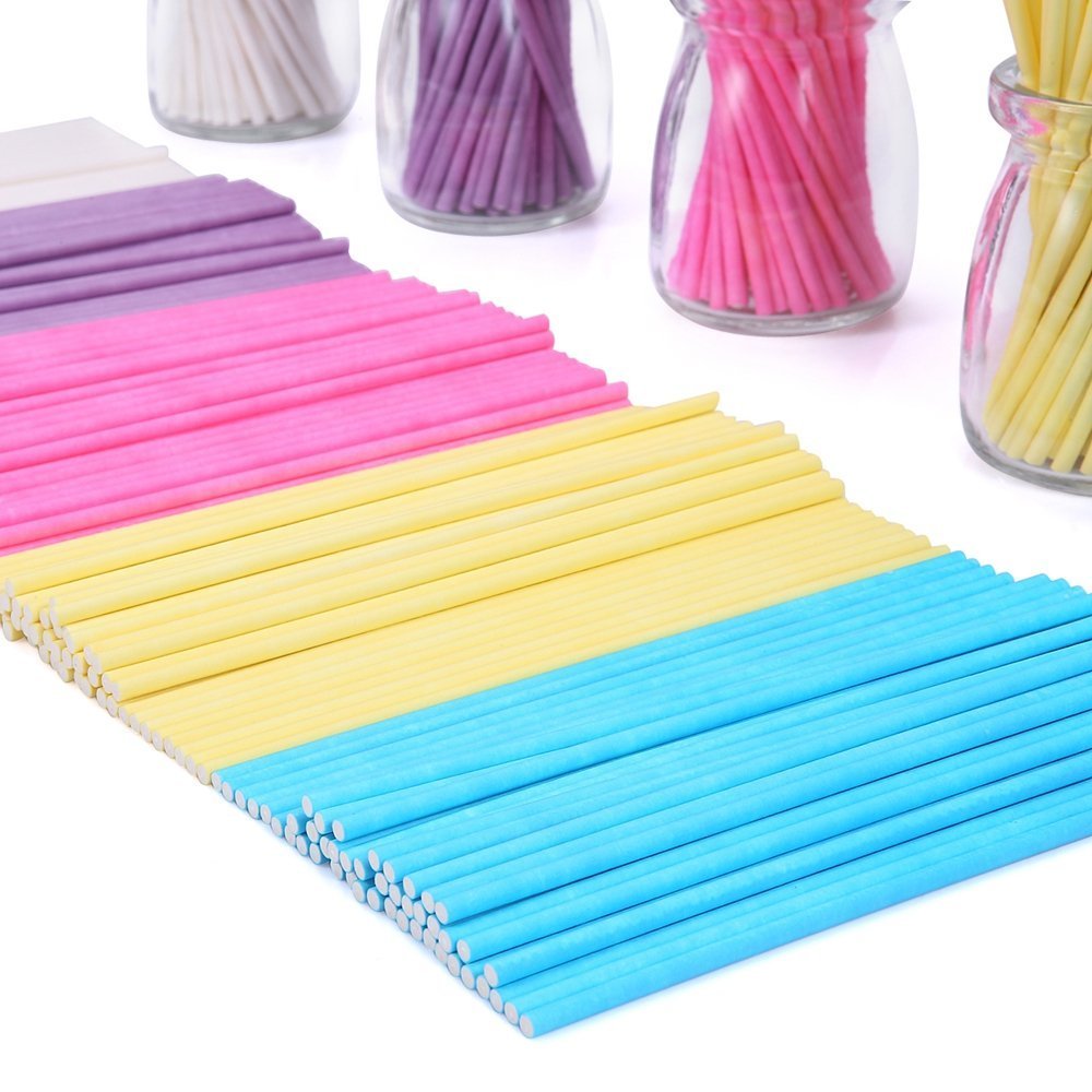 Plastic Lollipop Sticks - 12